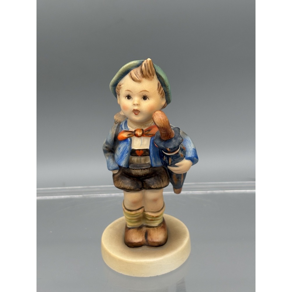 Vintage M.I. Hummel Goebel "Home from Market" #198 Figurine 5" W. Germany Statue